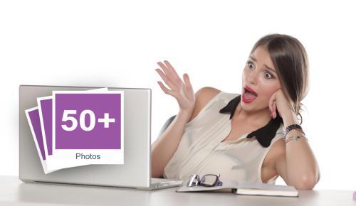 Businesswoman Working With Laptop Stock Photo Pack-0