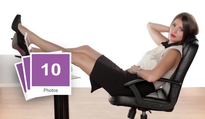 Businesswoman Relaxing At Office Stock Photo Pack-0