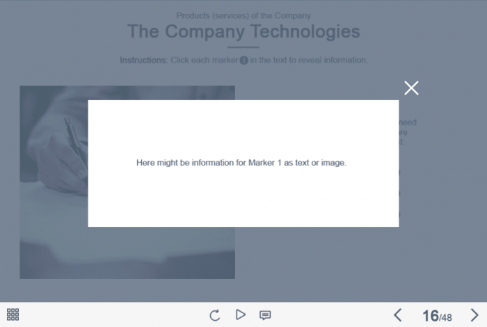 Pop-up Window — eLearning Captivate Template