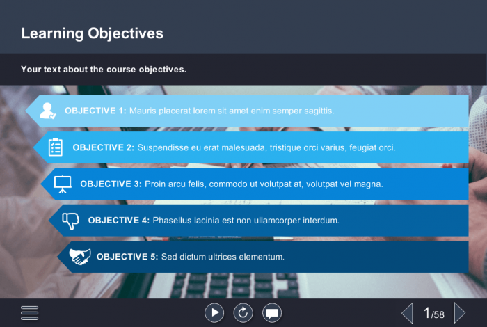 Course Topics — Download Storyline Templates