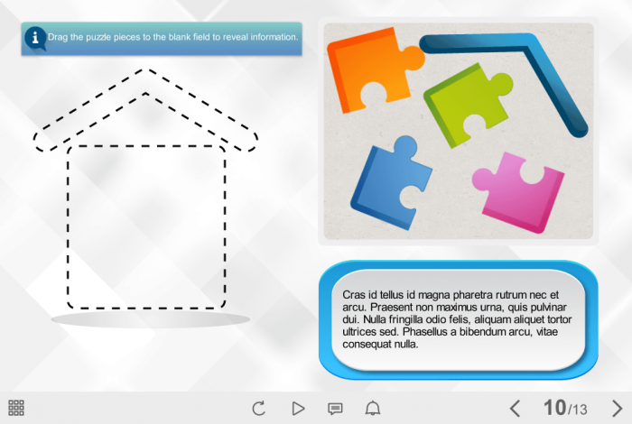 Draggable Colored Puzzle Pieces — Storyline Template-0