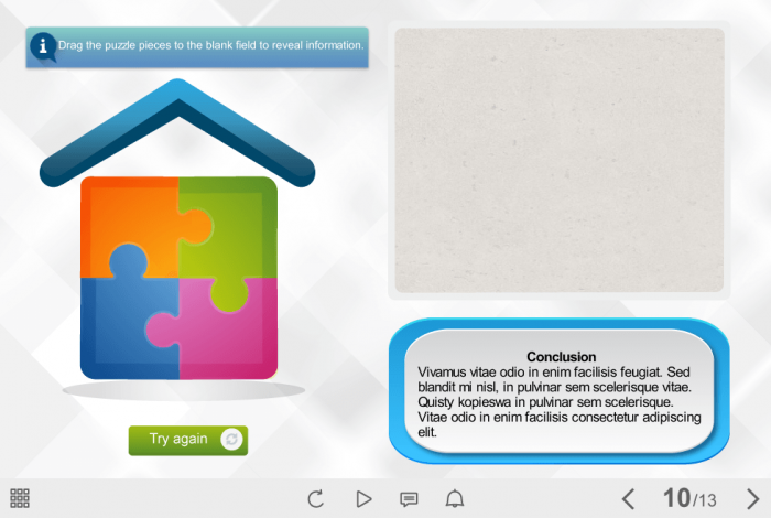 Dragging Puzzles — Download Articulate Storyline Template