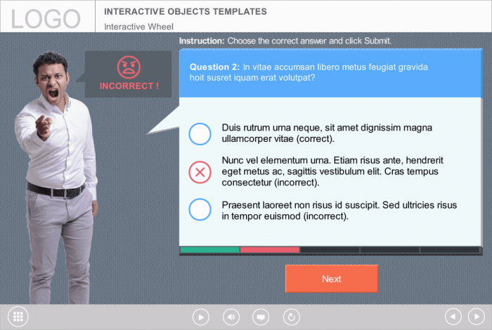 Cutout Business Man — Storyline Templates for eLearning