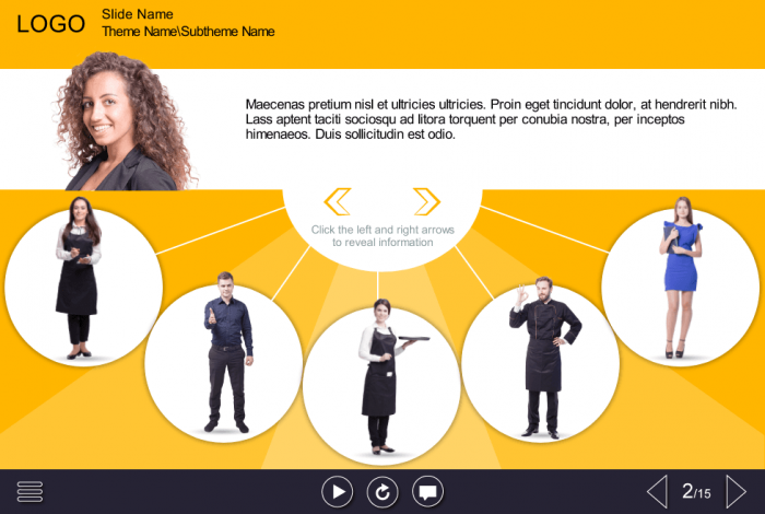 Slide with Cutout People — e-Learning Templates for Articulate Storyline