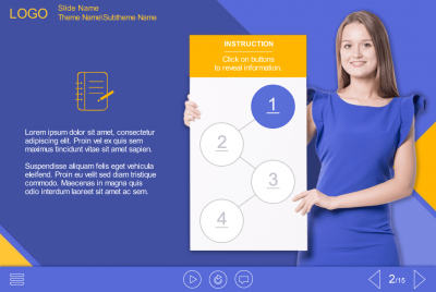 Step-by-Step Instruction — Storyline Template-46066