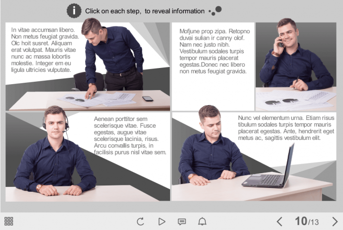 Cutout Businessman — Storyline Templates for eLearning
