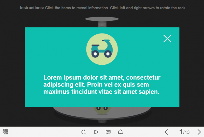 Popup — e-Learning Templates for Lectora Publisher