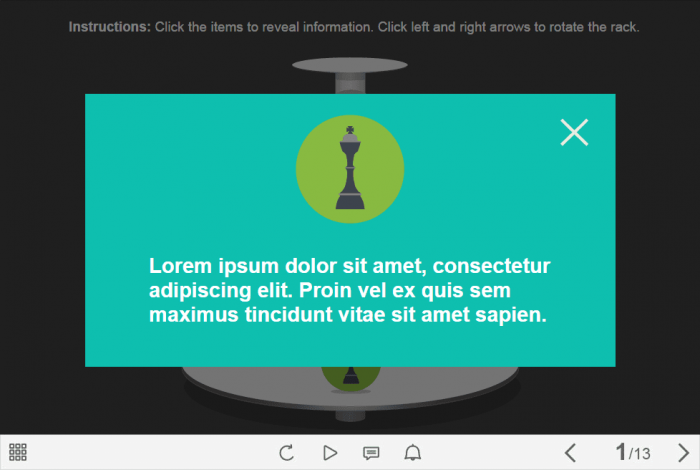Pop-up Window — Download eLearning Template for Lectora