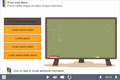 Vertical Tabs — Lectora Templates for eLearning