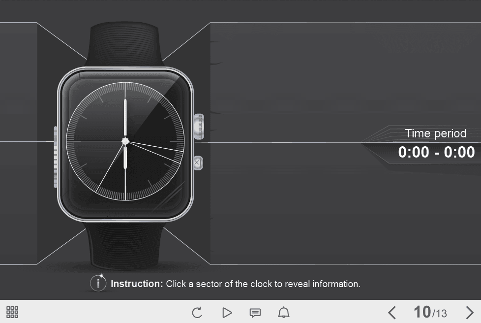 Clickable Wristwatch — Lectora Template-0