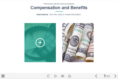 Clickable Flip Cards — e-Learning Templates for Lectora Publisher