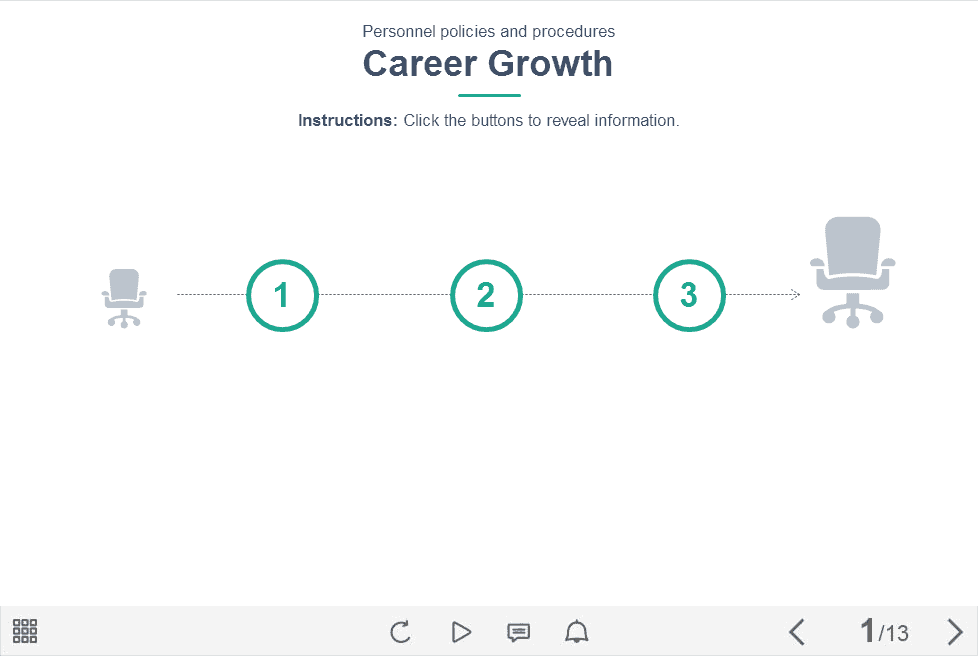 Career Growth Timeline — Lectora Template-0