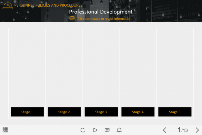 Professional Development Stages — Lectora Template-0