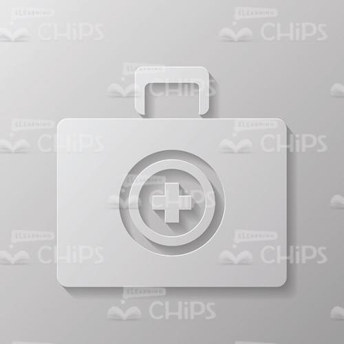 Medical Box Grey Vector Icon-0