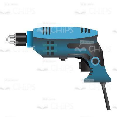 Corded Drill Vector Image-0