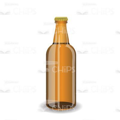 Glass Bottle Vector Image-0