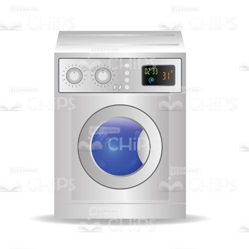 Washing Machine Vector Image-0