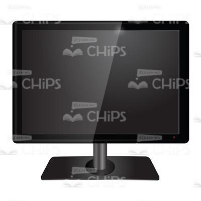 Monitor Screen Vector Image-0