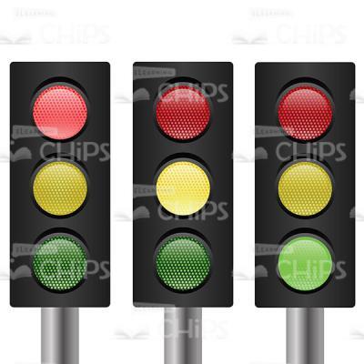 Traffic Lights Vector Image-0