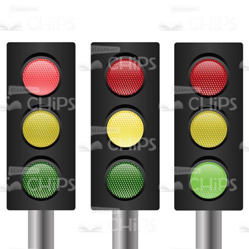 Traffic Lights Vector Image-0