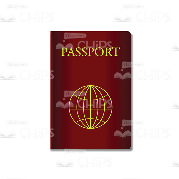 Passport Document Vector Illustration-0