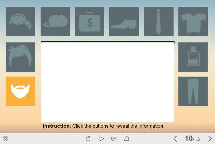 Clickable Objects — Lectora Templates for eLearning