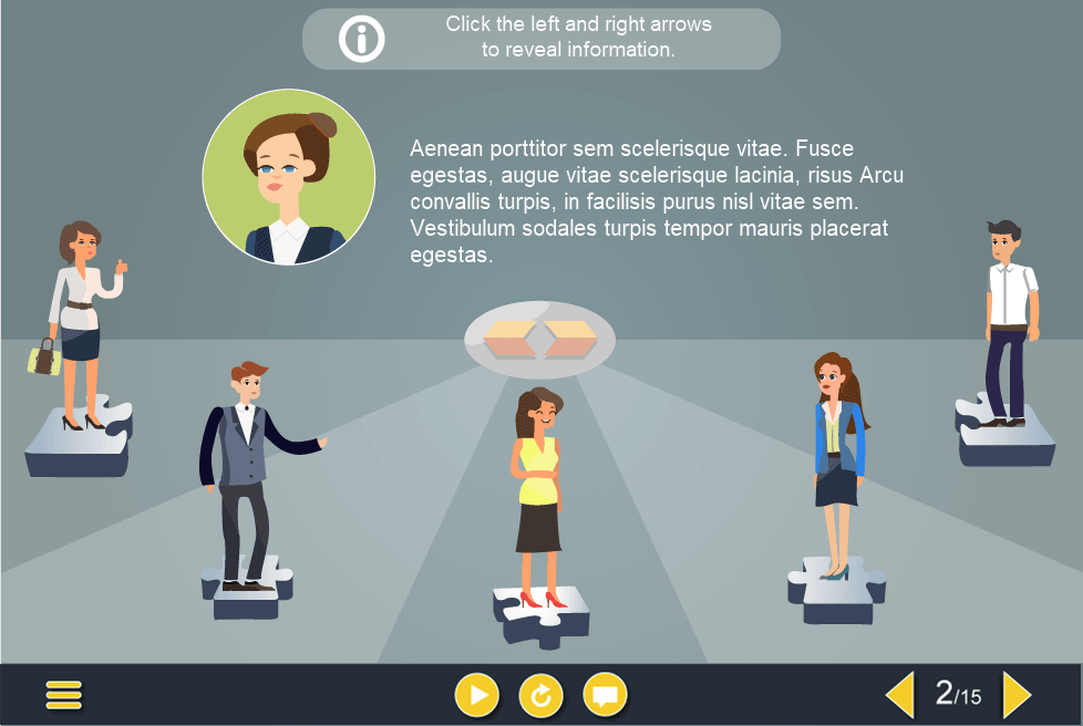 Vector Business Characters — Lectora eLearning Templates Vector Business Characters — Lectora eLearning Templates