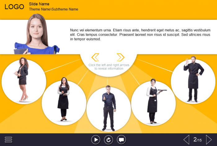 Slide with Cutout People — e-Learning Templates for Trivantis Lectora