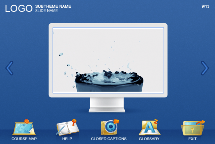 Slide With Video — eLearning Captivate Template