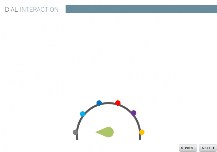 Dial Interaction — Articulate Storyline 360 Template for eLearning