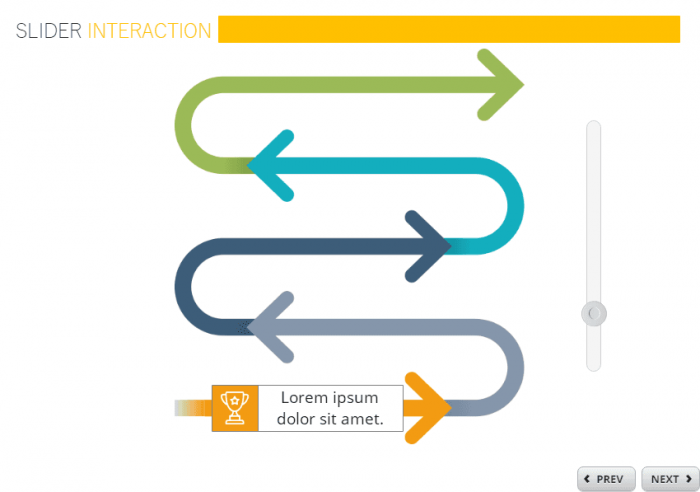 Slider Interaction — Articulate Storyline 360 Course Template