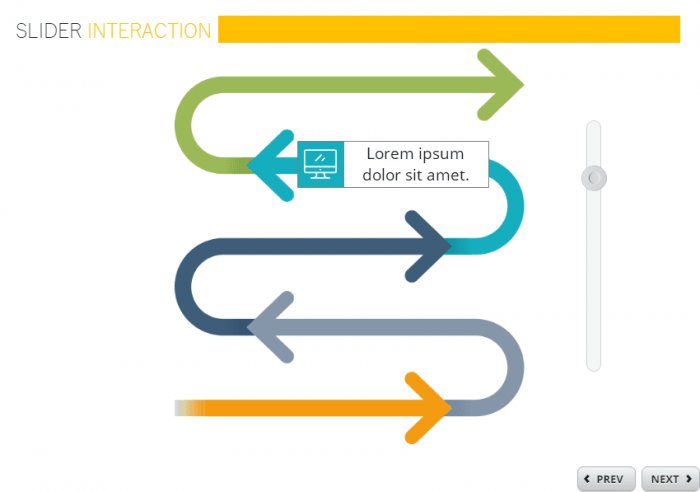 Slider Interaction — Articulate Storyline 360 Template for eLearning