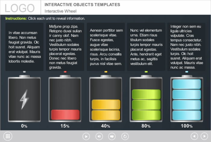 Battery Charge Stages — eLearning Storyline Templates