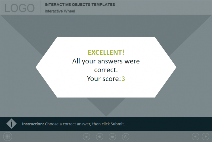 Successful Quiz — eLearning Template for Lectora Publisher