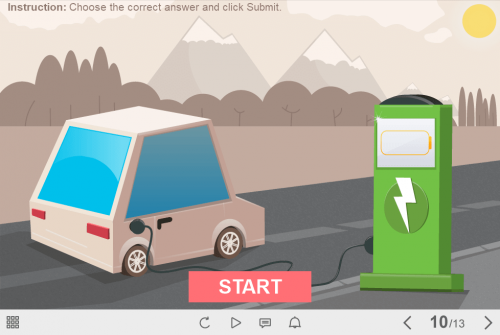 Charge The Car Quiz — Lectora Template-0