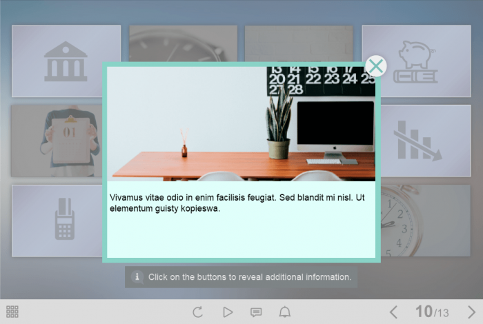 Pop-up Window — e-Learning Templates for Trivantis Lectora