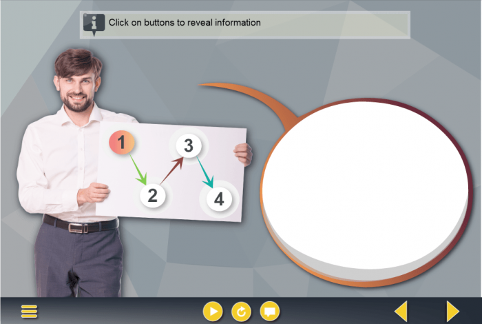Cutout Businessman — Lectora Templates for eLearning