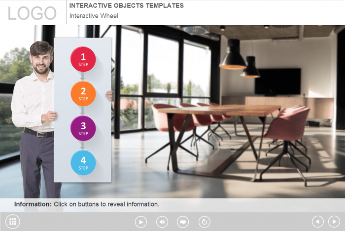 Business Man's Presentation — Lectora Template-0