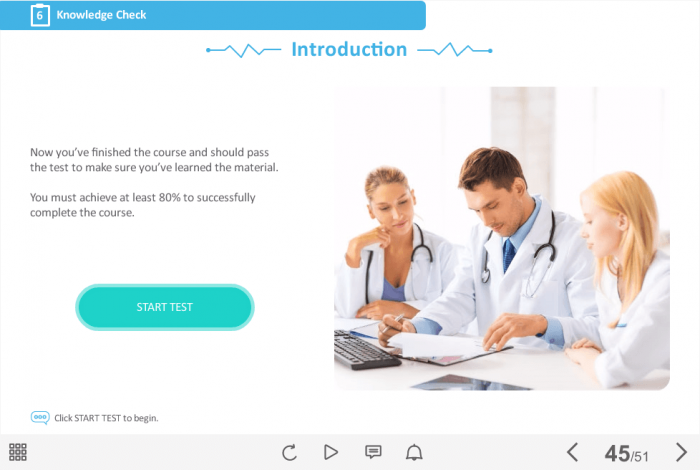 Medical Industry Welcome Course Starter Template — Articulate Storyline-46610