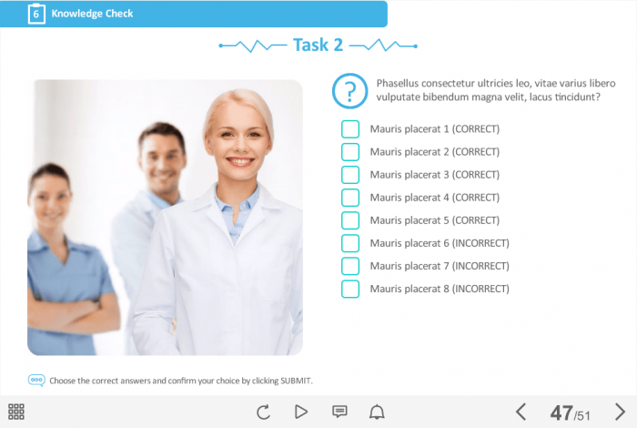 Medical Industry Welcome Course Starter Template — Articulate Storyline-46614