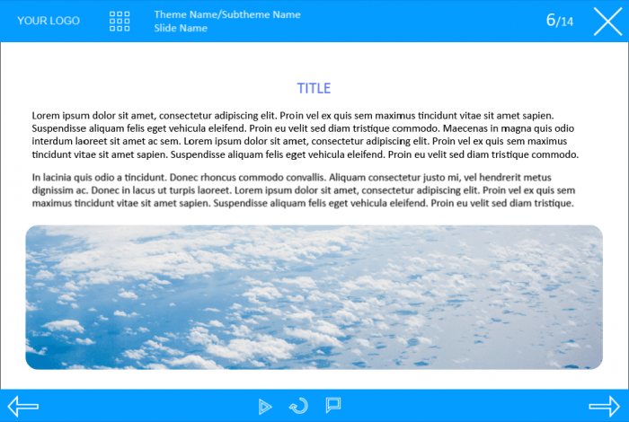 Text and Image Slide — eLearning Template