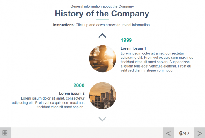 Slide with Timeline — PowerPoint Templates