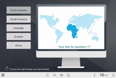 Quiz with Single Choice Option — Storyline Templates for eLearning
