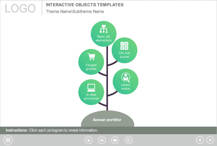 Tree with Round Buttons — Storyline Template-0