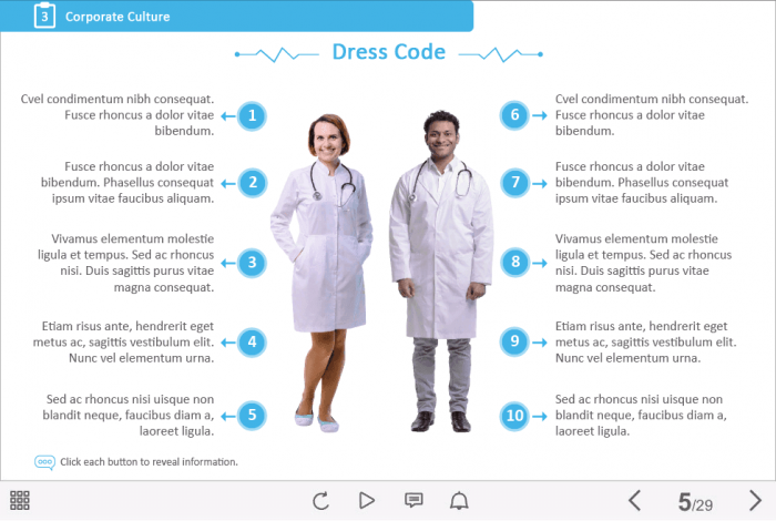 Doctor's Dress Code — Captivate Template-47620