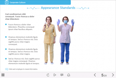 Medician's Appearance Standards — Captivate Template-47622