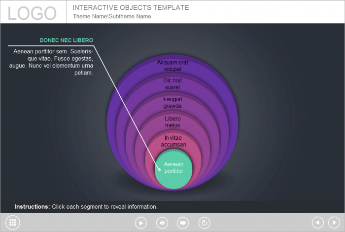 Sphere in Section — Download Lectora Templates
