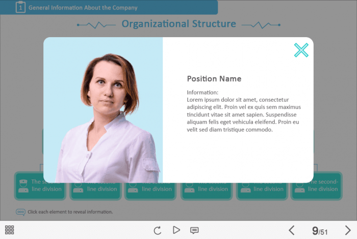 Medical Industry Welcome Course Starter Template — Adobe Captivate-47555