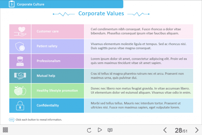 Medical Industry Welcome Course Starter Template — Adobe Captivate-47681