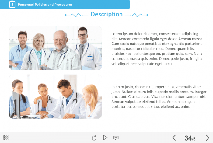 Medical Industry Welcome Course Starter Template — Adobe Captivate-47690